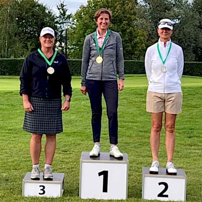 AK50 Damen: Anke Jopp, Annette Pleß, Kathrina Stojanow (v.l.)