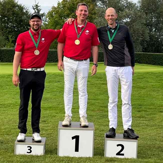 AK30 Herren: Florian Fischer, Dennis Müller, Simon Asmus (v.l.)